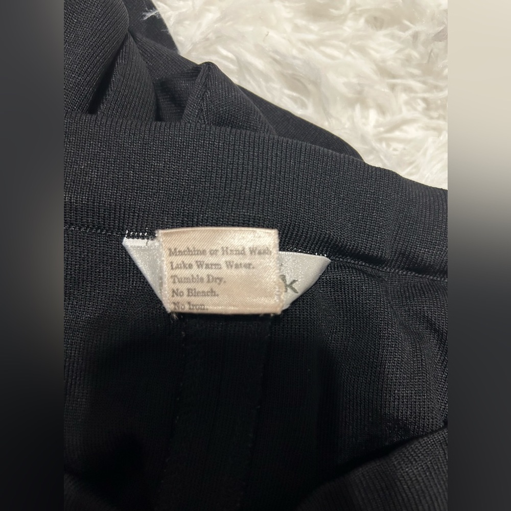 Exclusively Misook Pull On Split Hem Knit Black P… - image 3